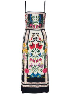 La DoubleJ Buy Me A Martini floral-print Dress - Farfetch Jonathan Adler, Satin Midi Dress, Dolce E Gabbana, Van Cleef Arpels, Lady Dior, David Yurman, Hermes Birkin, Dress White, Floral Print Dress