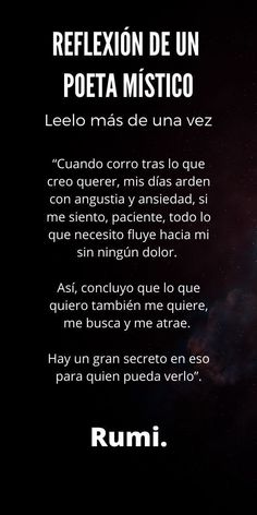 an image of a space station with the words reflexion de un poeta mistico