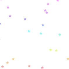 colorful stars on a white background with space for text or image in the bottom right corner