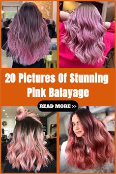 Psst! Want to know the hottest hair color of summer 2023? Well, it’s pink. Pink balayage, to be specific. This stunning hair… Pink Bayalage, Bayalage Brunette, Brown And Pink Hair, Pink Balayage, Hot Hair Colors, Hair Color Pink, Balayage Brunette