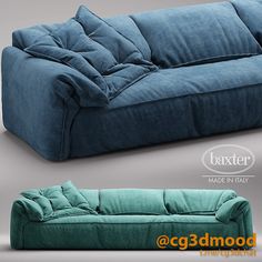 the couch is made in many different colors and sizes, but it's not too big