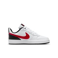 Nike Court Borough Low 2 (GS) BQ5448-110 Nike Court Borough Low 2, Nike Court Borough Low, Nike Court Borough, Tenis Nike, Look Retro, Nike Store, Nike Cortez, Nike Cortez Sneaker, Baby Shoes