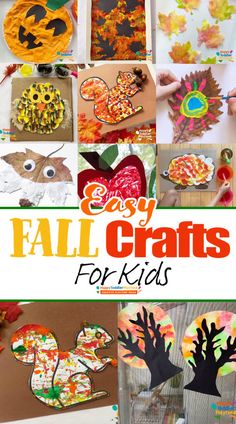 easy fall crafts for kids to make