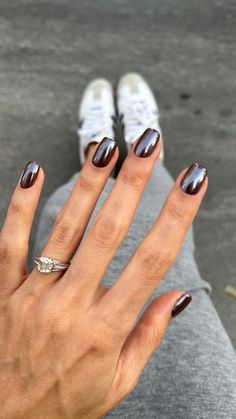 Chocolate Chrome, Black Chrome Nails, Ombre Chrome Nails, Kawaii Spring, Nails Images, Gold Chrome Nails, Chrome Nail Art, Chrome Nails Designs, Chrome Nail