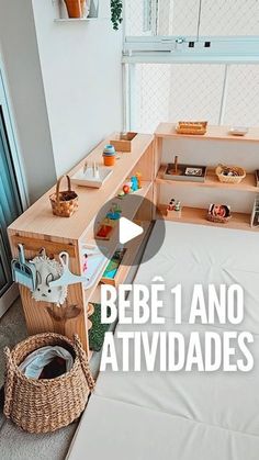 Atividades em casa ❤️ on Instagram: "O que acharam? 🥰 . . . #atividadesparabebês #atividadesemcasabebê #atividadesemcasabebe #atividadesemcasaambiente #atividadesparabebes #atividadesparacrianças #atividadesemcasahelena #atividadesemcasahelena1ano #atividadesemcasamontessori #montessori #montessoribrasil #montessoribaby #montessoritoddler #montessorikids" Montessori Toddler Rooms Classroom, Kids Room Montessori, Montessori Room, Sensory Rooms, Montessori Toddler, Montessori Materials