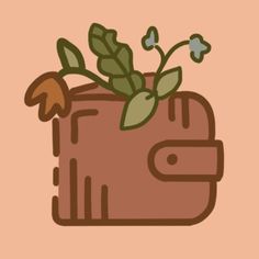 Wallet App Icon, Cottagecore Icons, Mobile App Icon, Zestaw Ikon, Plant Icon, Ios App Iphone, Apple Icon, Cute App, Iphone App Layout