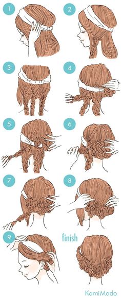 Draw Hair, Curly Updo, Peinados Fáciles Para Cabello Corto, Hairstyles Curly, Plaits, Hair Weave, How To Draw Hair, Trendy Wedding, Hair Care Tips