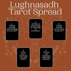 an advertisement for the upcoming book, jughnasdahh tarot spread?