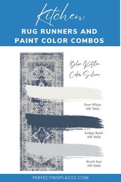 the rug runners and paint color combos are available for purchase at perfectplaces com