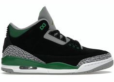 Men's Nike Air Jordan Retro 3 'pine Green' Ct8532 030 Jordan 3s, Green Jordans, Jordan Retro 3, Authentic Jordans, Jordan Model, Jordan 3 Retro, Nike Air Jordan Retro, Air Jordan 3 Retro, Air Jordan Retro