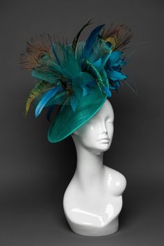 Unique Fascinators, Bird Fashion, Historical Hats, Mad Hat, Vintage Style Hat, Run For The Roses