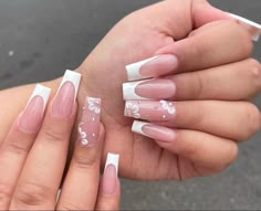 Simple White Nail Designs Square, Summer Acrylic Nails Pink And White, White French Tip With Design, 21st Nails, Greece Nails, Semi Nails, Summer Casual Men, Sleeveless Ribbed Top, Turkey Nails