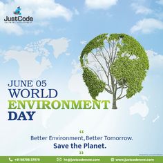 an advertisement for the world environment day