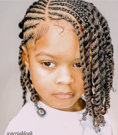 Hair Styles For 3 Year Girl Black Braids, Two Strand Twist Kids Girl Hairstyles, Elle Hairstyles, Girls Two Strand Twist Kids, Twist With Beads For Kids Hair, Winter Natural Hairstyles, Hairstles For Black Girls Kids, Natural Cornrow Hairstyles, Kids Cornrow Hairstyles