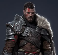 Vikings Concept Art, Character Rendering, Artstation Concept Art, Warrior Concept Art, Pathfinder Character, Jun K, Fantasy Stuff