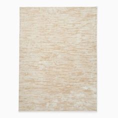 an area rug with white and beige colors