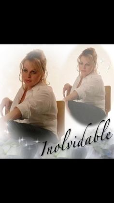 a woman sitting in a chair with her arms crossed and the words indsifiable above her