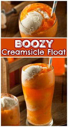 boozy and creamsice floaters