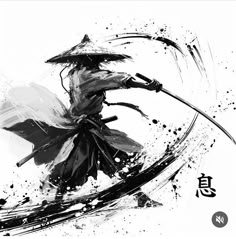 Ninja Tattoo, Samurai Drawing, Samurai Warrior Tattoo, Oni Samurai, Japanese Art Samurai, Samurai Wallpaper, Japan Tattoo Design, Samurai Artwork, Warrior Tattoos