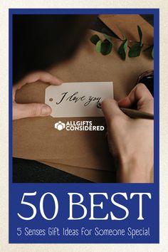 the cover of 50 best gift ideas for someone special