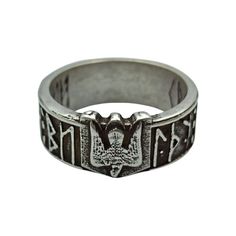 Slavic ethnic mens bronze ring “іду на Ви” 6 US Silver plating Slavic Jewelry, Greek Mythology Jewelry, Slavic Paganism, Hand Casting, Mythology Jewelry, Mjolnir Pendant, Divine Power, Viking Pendant, Bracelet Viking