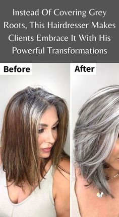 Grey Brown Hair, Covering Grey Roots, Grey Roots, Hair Growing, Hair Gray