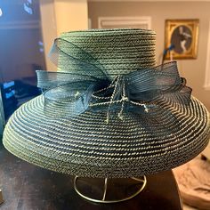 Some Shape Beautiful Hat With Flexible Weave . Gold And Black Black Short Brim Sun Hat For Party, Hats Black, Elegant Hats, Hats Accessories, Beautiful Hats, Black And Gold, Weaving, Women Accessories, Hats