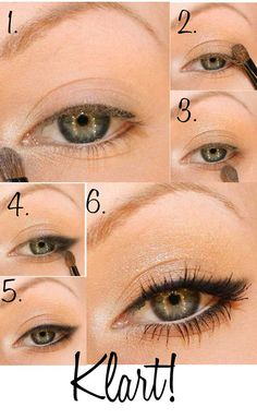 Simple Eye Shadow, Easy Party Makeup, Smudged Liner, Party Makeup Tutorial, Party Eye Makeup, Shiny Makeup, Party Make-up, Makeup Steps, Party Eyes