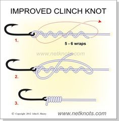 the instructions for how to knot a fish's tail and tie it in two different ways