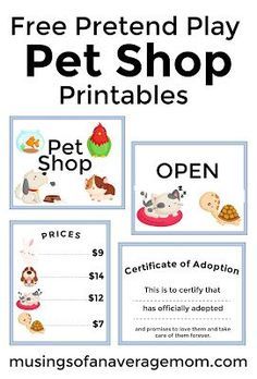 the pet shop printables are available for $ 1 00 per pound each item