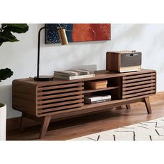 45317815042200 Tv Stand Mid Century, Low Tv Stand, Mid Century Modern Tv, Farmhouse Stand, 65 Inch Tv, Midcentury Tv Stand, Walnut Tv Stand, Furnitur Ruang Keluarga, Mid Century Modern Tv Stand