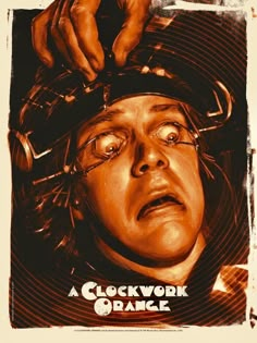 a movie poster for clockwork orange