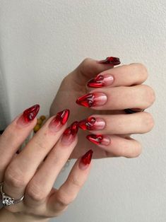 Edgy Nail Ideas, Short Almond Nail Ideas, Almond Nail Ideas, Beachy Nails, Weak Nails, Edgy Nails, Pretty Gel Nails, Almond Nail