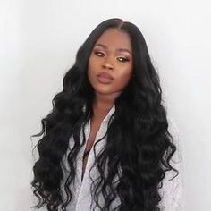 Black Popular Style Natural Wig – Aliciawig Medium Wigs, Black Hair Wigs, Braids Wigs, Beautiful Black Hair, Stylish Short Hair, Natural Braids, Natural Wigs, Short Hair Wigs, Wavy Wig