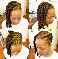 Twists Hairstyles, Short Locs, Dreads Girl