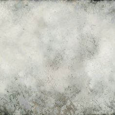 an abstract painting with white and gray colors