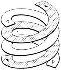 an image of a spiral design in black and white