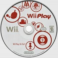 the wii play disc has many symbols on it