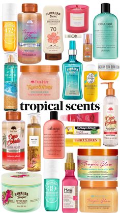 how to smell tropical Summer Scent, Summer Skin, Skin Care Items, Bath And Body Care