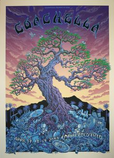 the poster for coachella's concert