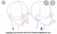 how to draw the head and shoulders of an anime character