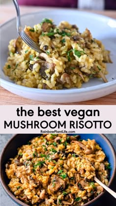 the best vegan mushroom risotto recipe