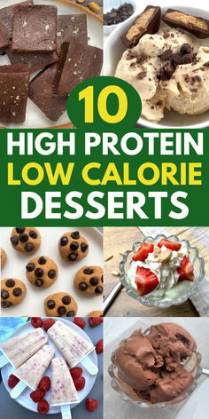 10 high protein low calorie desserts that are delicious and easy to make