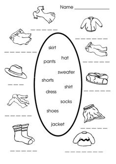 the parts of a body worksheet