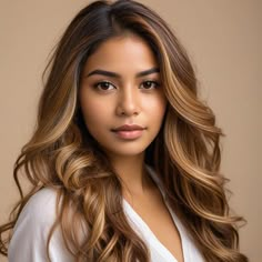 35 Stunning Hair Color For Morena Skin, Tan Skin and Latinas - Hair Everyday Review Light Skin Hair Color, Brown Hair Indian Skin, Latina Hair Color Ideas, Hair Color For Warm Skin Tones