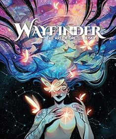 the cover to wayfinderr, featuring a woman with her hair blowing in the wind