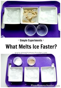 an image of what melts ice faster? in this simple experiment, you can make it yourself