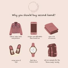 an info sheet describing the different types of items that are being used for handbags