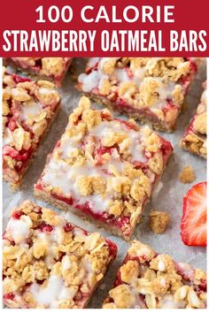 an image of strawberry oatmeal bars on the app