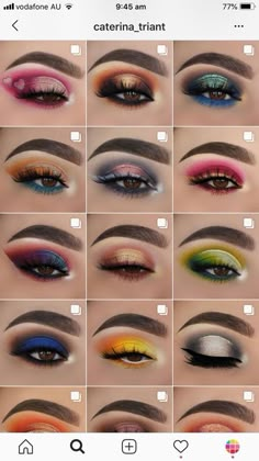 Machiaj Smokey Eyes, Maquillage Yeux Cut Crease, Mekap Mata, Make Up Designs, Drag Make-up, Makeup Order, Bold Eye Makeup, Ideas For Makeup, Makeup Tutorial Eyeshadow